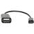 Кабель Krauler OTG, MicroUSB-M - USB-F