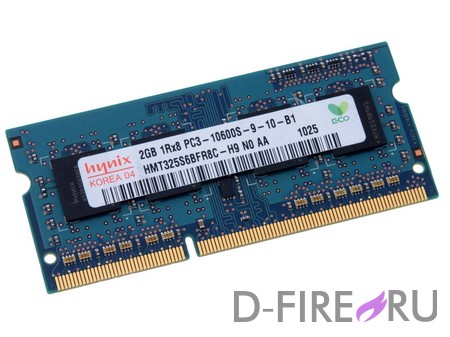 Модуль памяти Hynix 2048Mb 1333MHz SO-DIMM DDR3