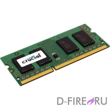 Модуль памяти Crucial 8192Mb 1600MHz SO-DIMM DDR3