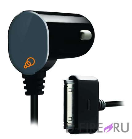 Автомобильное зарядное устройство CYGNETT GroovePower Auto II Car charger для iPad, iPhone & iPod. 2A.