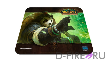 Коврик для мыши SteelSeries QcK WOW Mists Panda Crest edition (67262) черный