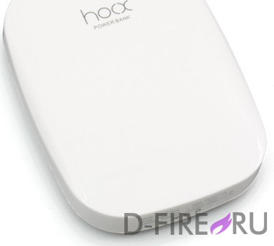Внешний аккумулятор Hoox MAGIC STONE, Li-Polymer, ёмкость 6000 mah