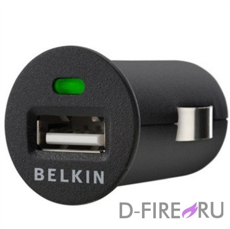 Автомобильное зарядное устройство Belkin  auto charger for Samsung, 1 A