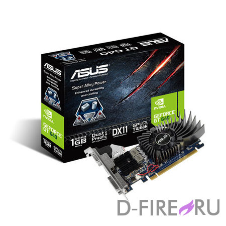 Видеокарта Asus GeForce GT 640 1024Mb